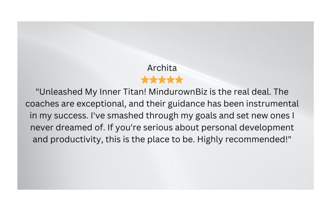 Review 1 - Sarah H. ⭐⭐⭐⭐⭐ Mind-Blowing Transformation! I was stuck in a rut for years until I stumbled upon [Your Website Name]. The coaching and resources here have catapulted me to a level of su (4)